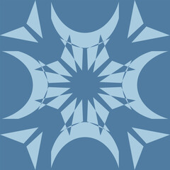 blue white soft abstract colorful Hijab Square Scarf Design with ornaments and geometric shapes classic and modern Pattern silk neck scarf duvet cover carpet rug design texture vector