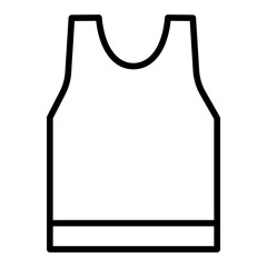 Outline Gym Cloth icon