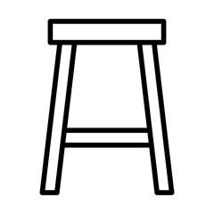 Outline Stool icon