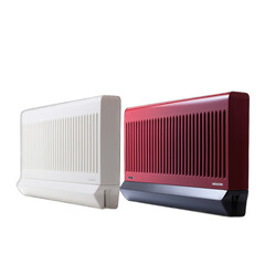 Wall-Mounted Heaters isolated on transparent background