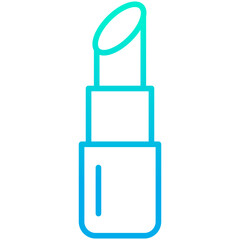 Outline gradient Lipstick icon