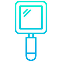 Outline gradient Mirror Table icon