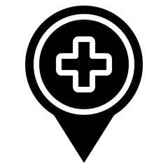 Hospital Location Icon