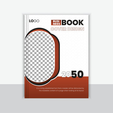 Business book cover design and profile cover design template