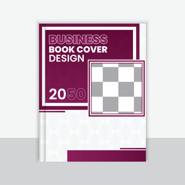 Business book cover design and profile cover design template