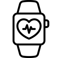 Fitness Smart Watch Icon