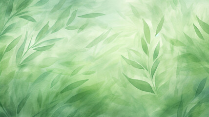 green leaf background illustration