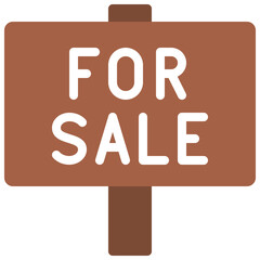 Obraz premium For Sale Sign Icon