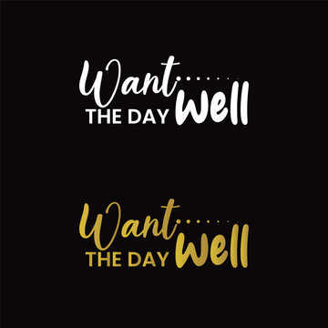 Vector typography design template