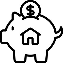 House Savings Icon