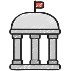 Government Building Icon