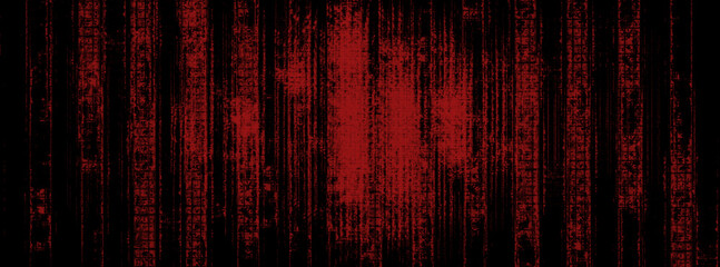 Red, black screen. Pixel textured display. Digital background structure. Color electronic diode...