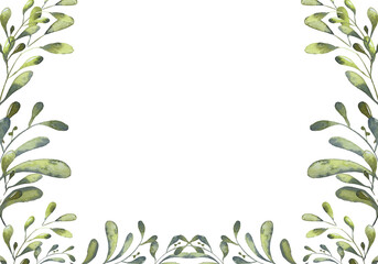  Pattern of different kinds of field grasses, smoke. Watercolor botanical background, perfect for postcards, banners, textiles, wallpaper