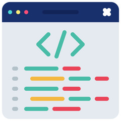 Website Programming Language Icon