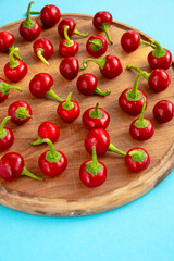 hot cherry pepper, spicy organic paprika