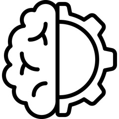 Cog Brain Icon