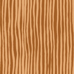 Striped seamless pattern with vertical lines. Beige and brown striped pattern. Hand drawn texture. Background with brush strokes
