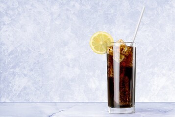 Tasty sweet Iced Coffee in a glass