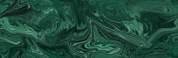 Tuinposter abstract green marble texture pattern stackable tiles. can be used for background, wallpaper, banner, wall art, design © PawsomeStocks