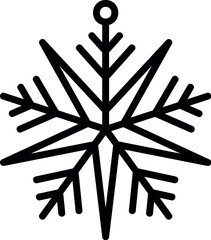 snowflake christmas tree ornament, snowflake christmas earrings laser cut file, vector