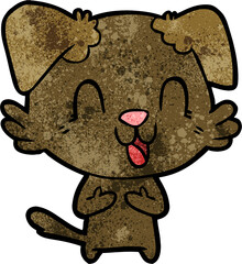 laughing cartoon dog