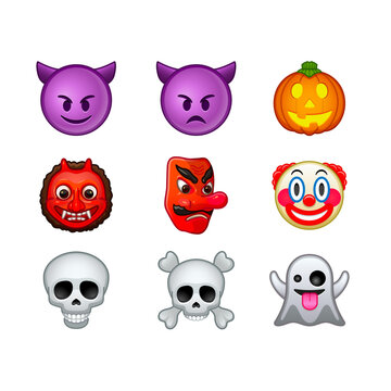 Emojis iOS Halloween