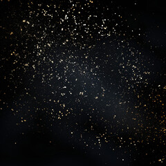 Black Texture Background with Glitter