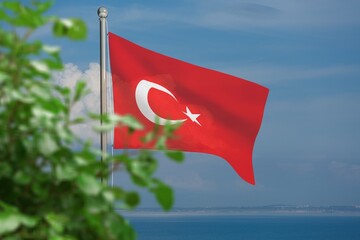 victory day concept with Turkey Turkish flag