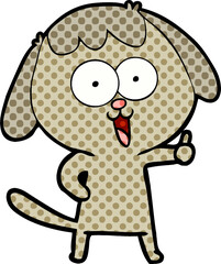 cute cartoon dog