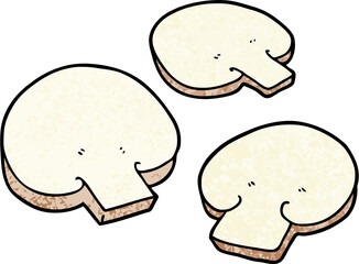 cartoon mushrooms