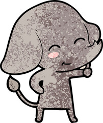 cute cartoon elephant