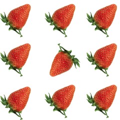 Seamless pattern of fresh vegetables. Pattern of gray fresh vegetables. Pattern with strawberry, apple. Tropical abstract background