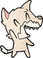 laughing fox cartoon