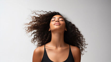 Obraz premium Empowerment and Elegance: Celebrating the Beauty of Afro-American Black Women