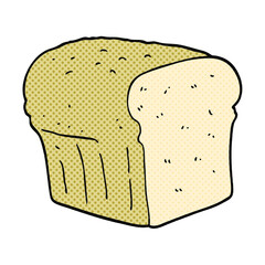 freehand drawn cartoon bread