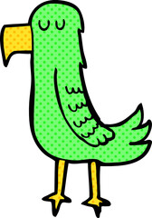cartoon parrot