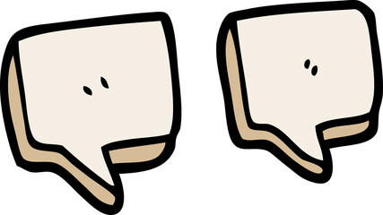 cartoon doodle quotation marks