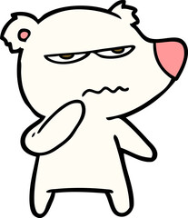 angry bear polar cartoon