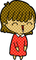 cartoon woman