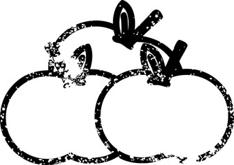pile of apples icon symbol