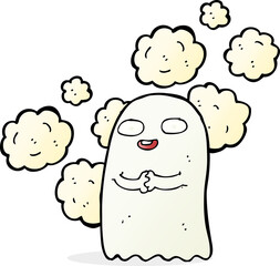 cartoon spooky ghost