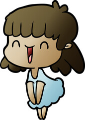 cartoon woman
