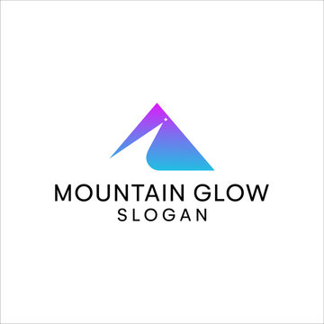 Mountain & Marketing Statistics Arrow business financial logo design
