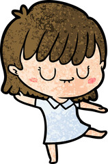 cartoon woman