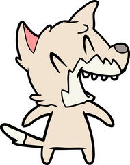 laughing fox cartoon