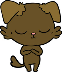 cute cartoon dog