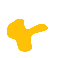 yellow cheese liquid splash vector element