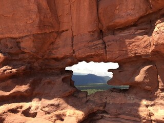 Hole at Garden of the Gods