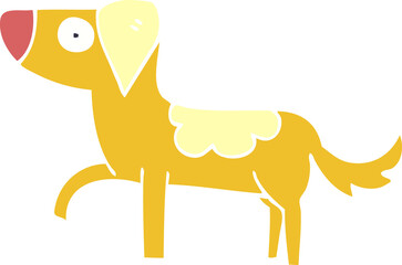 cartoon doodle standing dog