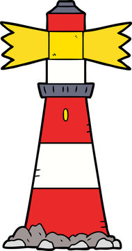 cartoon lighthouse